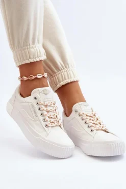 Damskie Trampki Lee Cooper LCW-24-31-2170 Białe