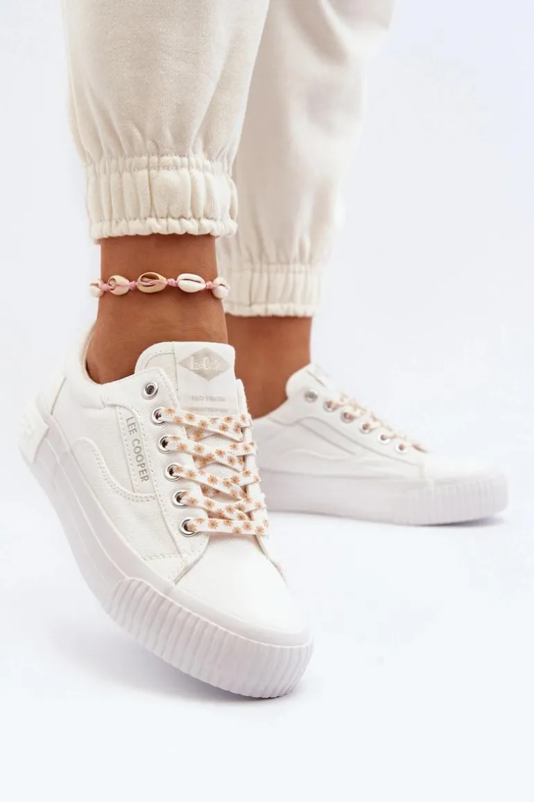 Damskie Trampki Lee Cooper LCW-24-31-2170 Białe