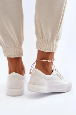Damskie Trampki Lee Cooper LCW-24-31-2170 Białe