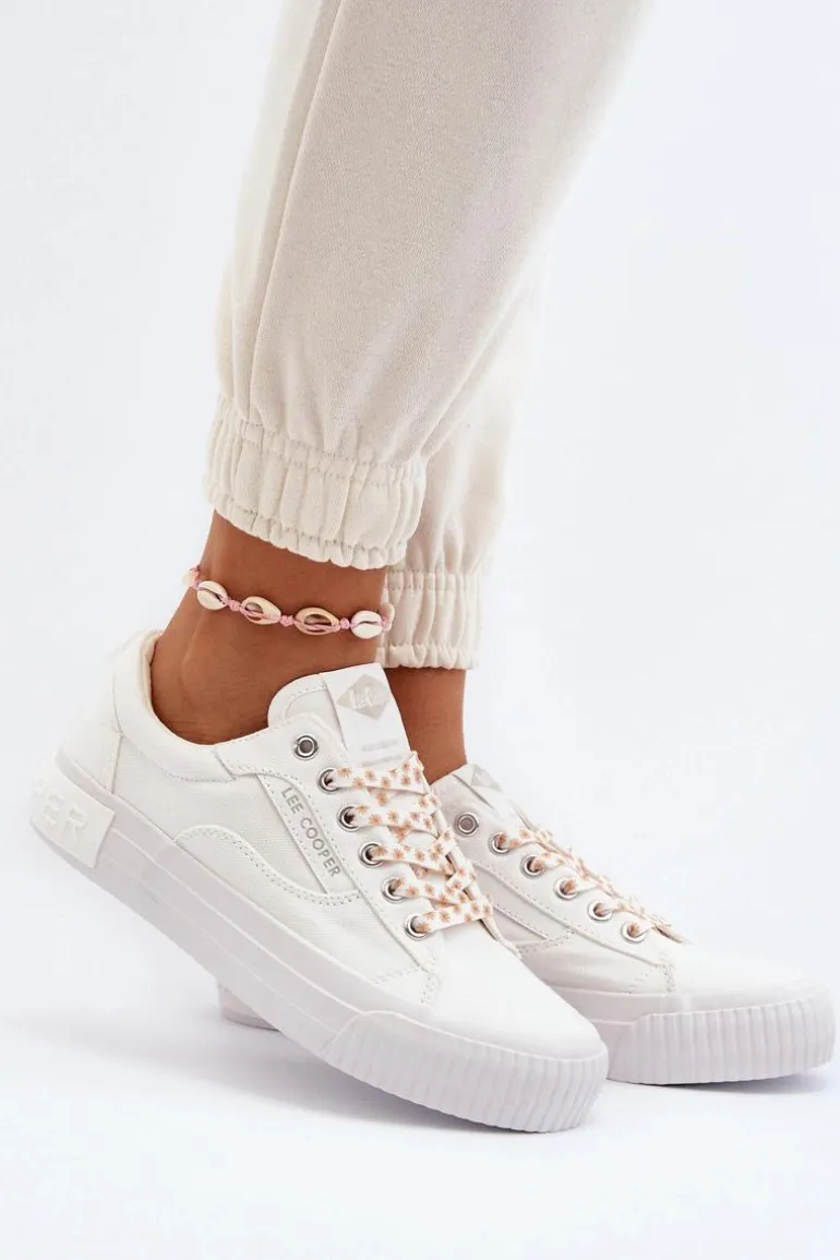 Damskie Trampki Lee Cooper LCW-24-31-2170 Białe