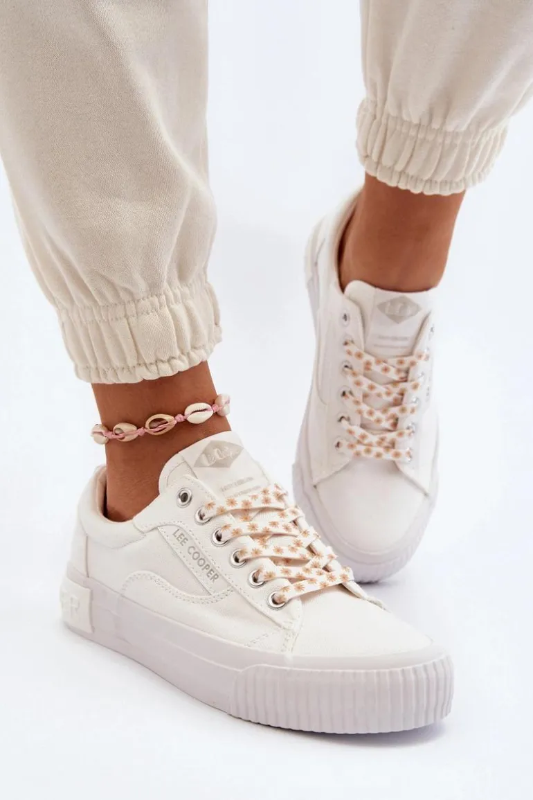 Damskie Trampki Lee Cooper LCW-24-31-2170 Białe