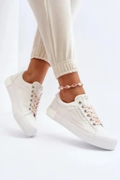 Damskie Trampki Lee Cooper LCW-24-31-2170 Białe