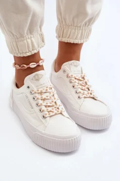 Damskie Trampki Lee Cooper LCW-24-31-2170 Białe
