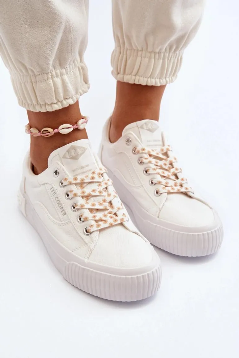 Damskie Trampki Lee Cooper LCW-24-31-2170 Białe