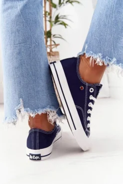 Damskie Trampki Lee Cooper LCW-21-31-0095L Granatowe