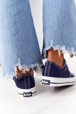 Damskie Trampki Lee Cooper LCW-21-31-0095L Granatowe