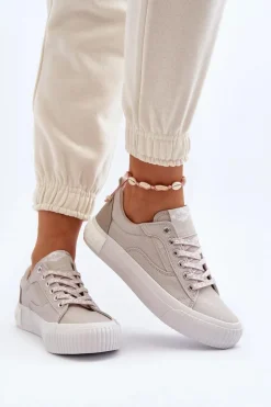 Damskie Trampki Lee Cooper LCW-24-31-2171 Szare