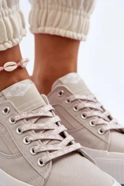 Damskie Trampki Lee Cooper LCW-24-31-2171 Szare