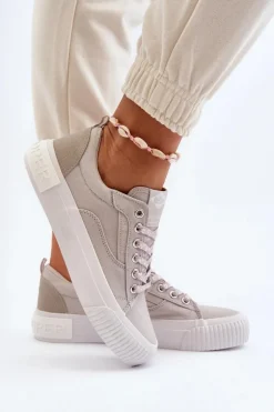 Damskie Trampki Lee Cooper LCW-24-31-2171 Szare