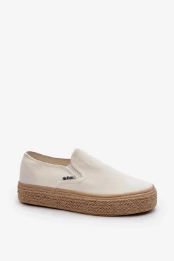 Damskie Trampki Slip-On Z Plecionką Lee Cooper LCW-24-44-2430