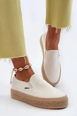 Damskie Trampki Slip-On Z Plecionką Lee Cooper LCW-24-44-2430