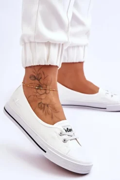 Damskie Trampki Tenisówki Lee Cooper LCW-23-31-1791L Białe