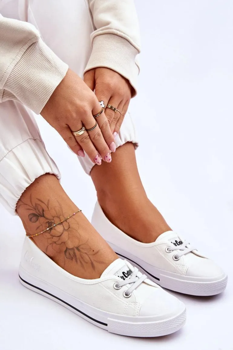 Damskie Trampki Tenisówki Lee Cooper LCW-23-31-1791L Białe