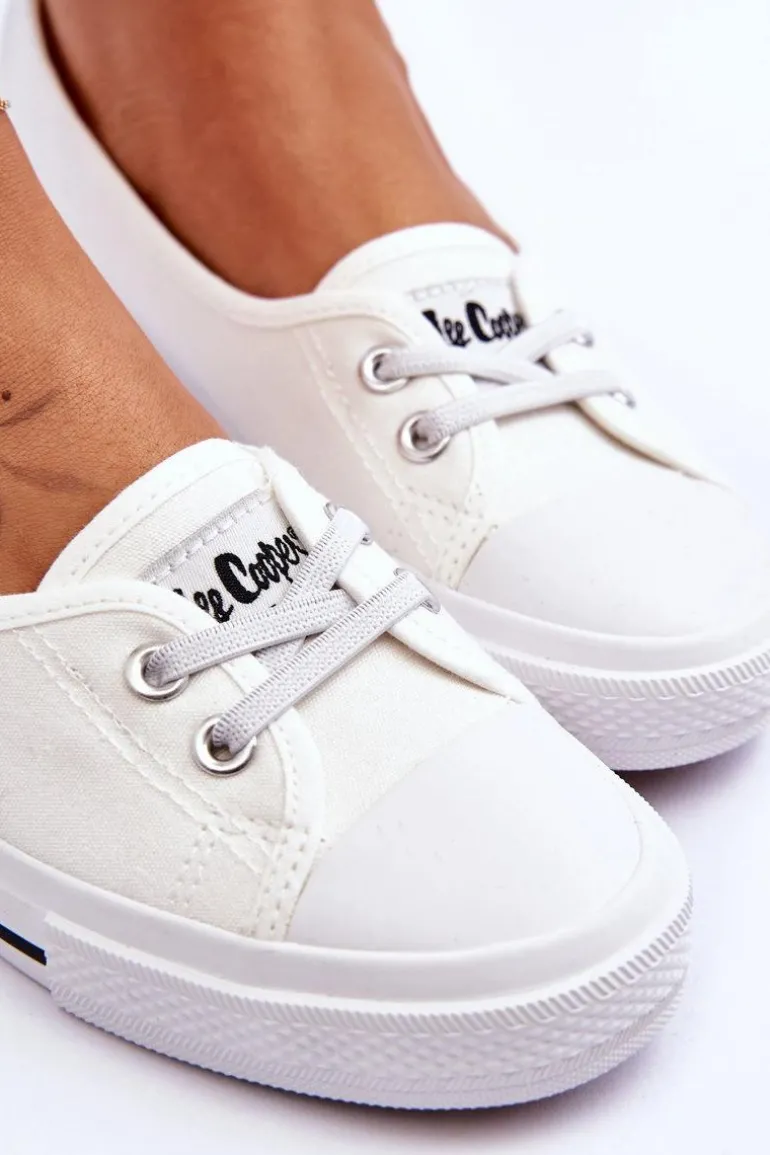 Damskie Trampki Tenisówki Lee Cooper LCW-23-31-1791L Białe