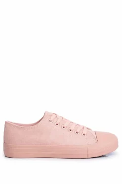 Damskie Trampki Zamszowe Różowe El Paso