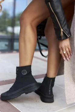 Damskie Trapery Big Star II274351 Czarne