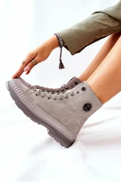 Damskie Trapery Big Star II274350 Szare