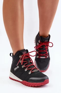 Damskie Trapery Buty Sportowe Big Star KK274217 Memory Foam System Czarne