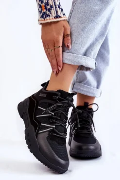 Damskie Trapery Memory Foam Big Star KK274218 Czarne