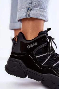 Damskie Trapery Memory Foam Big Star KK274218 Czarne