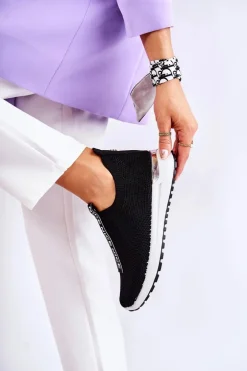 Damskie Wsuwane Buty Sportowe Czarne Ardenza