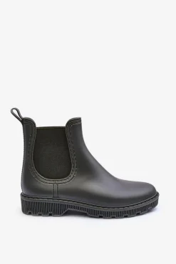 Damskie Wsuwane Matowe Kalosze Ciemnozielone Helinca