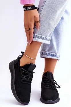 Damskie Wsuwane Sneakersy Big Star LL274711 Czarne