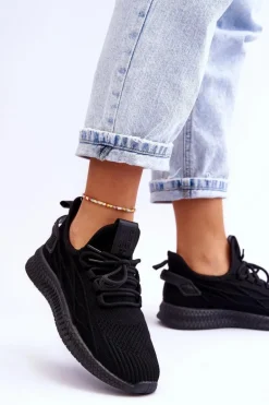 Damskie Wsuwane Sneakersy Big Star LL274711 Czarne