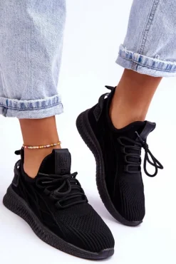 Damskie Wsuwane Sneakersy Big Star LL274711 Czarne