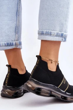 Damskie Wsuwane Sportowe Buty GOE LL2N4032 Czarne