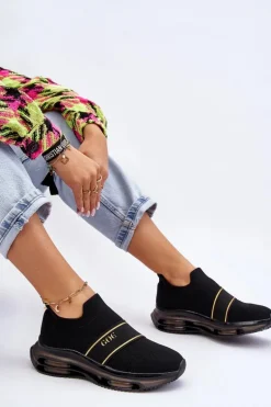 Damskie Wsuwane Sportowe Buty GOE LL2N4032 Czarne