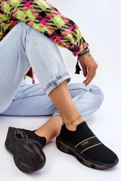 Damskie Wsuwane Sportowe Buty GOE LL2N4032 Czarne