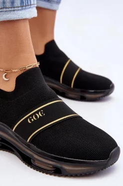 Damskie Wsuwane Sportowe Buty GOE LL2N4032 Czarne
