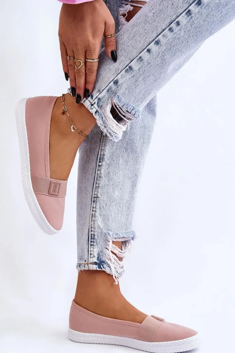 Damskie Wsuwane Tenisówki Big Star LL274202 Nude