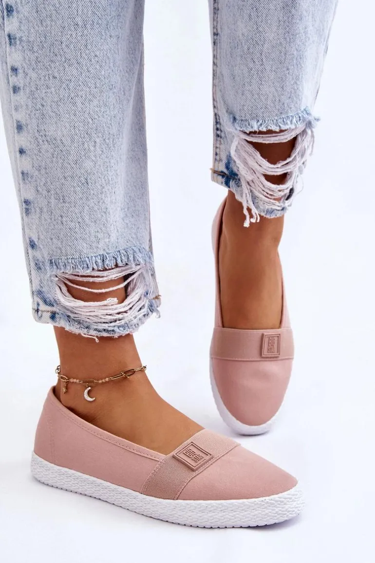 Damskie Wsuwane Tenisówki Big Star LL274202 Nude