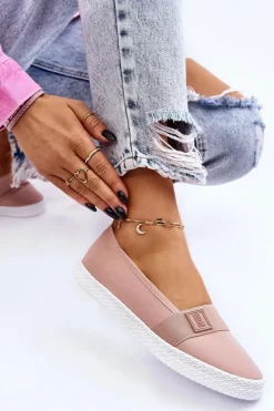 Damskie Wsuwane Tenisówki Big Star LL274202 Nude