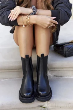 Damskie Wysokie Botki Sztyblety Czarne Belive