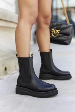 Damskie Wysokie Botki Sztyblety Czarne Belive