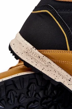 Damskie Wysokie Buty Trekkingowe Big Star KK274609 Camel