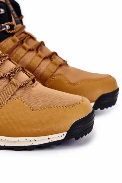 Damskie Wysokie Buty Trekkingowe Big Star KK274609 Camel