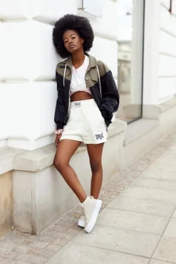 Damskie Wysokie Tenisówki Na Platformie Beżowe Manhattan