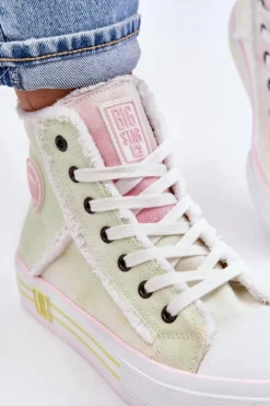 Damskie Wysokie Trampki Big Star LL274177 Multikolor