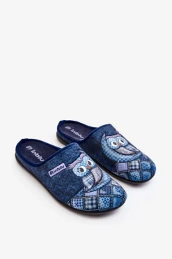 Domowe Klapki Klapki Sowa Inblu GF000018 Granatowe