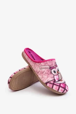 Domowe Klapki Klapki Sowa Inblu GF000018 Różowe