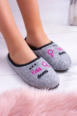 Dreex Filcowe Damskie Papcie Pani Domu Clara