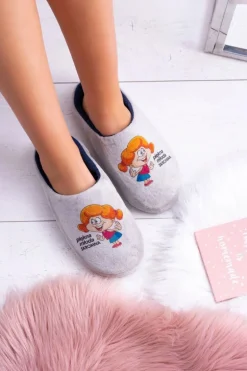 Dreex Pluszowe Damskie Papcie Piękna Młoda Skromna