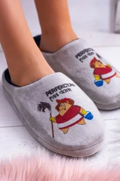 Dreex Pluszowe Damskie Papcie Perfekcyjna Pani Domu