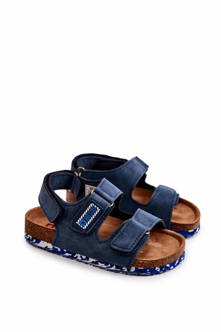 Dziecięce Sandałki Big Star JJ374117 Granatowe