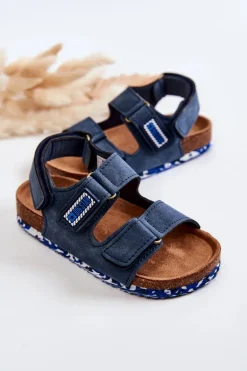 Dziecięce Sandałki Big Star JJ374117 Granatowe