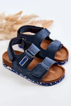 Dziecięce Sandałki Big Star JJ374117 Granatowe